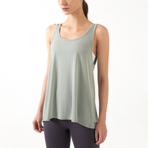 Women's Exercise Running Gym Breathable Loose Tank