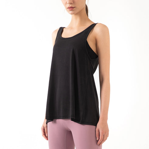Women's Exercise Running Gym Breathable Loose Tank