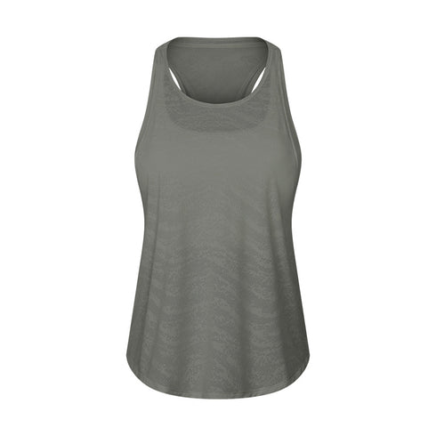 Women's Fake Two Piece Loose Sports Bra Quick Dry Tank