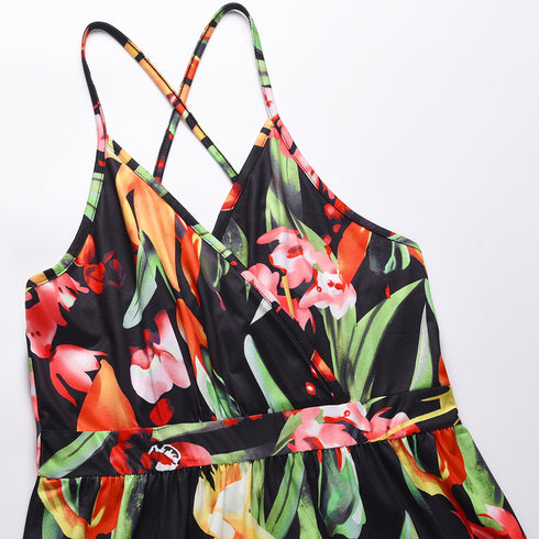 Women's Fashion Long Dress Strap Maxi Dresses