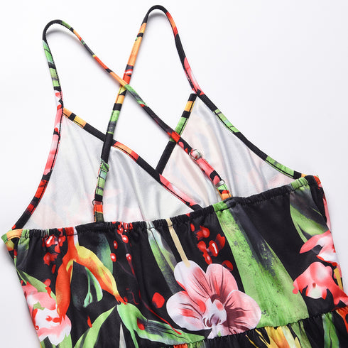 Women's Fashion Long Dress Strap Maxi Dresses