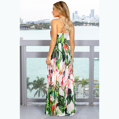 Women's Fashion Long Dress Strap Maxi Dresses