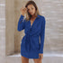 Women's Fashion Sexy Slim Print Shirt Dress