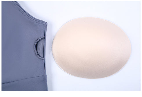 Women's Fashion Sports Zipper Bras Fitness Yoga Bra Pads