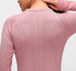 Women's Fitness Breathable Sport Running Round Collar Shirt