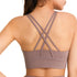 Women's Fitness Criss Cross Back Naked Feeling Bra