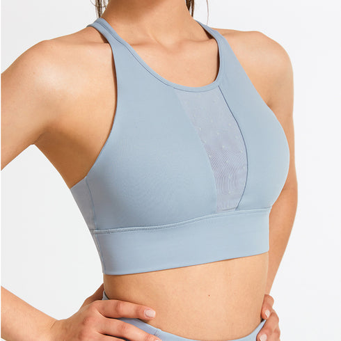 Women's Fitness Criss Cross Back Naked Feeling Bra