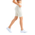 Women's Fitness Hi-Waist Naked Feeling Mid Thigh Shorts