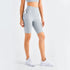 Women's Fitness Hi-Waist Naked Feeling Mid Thigh Shorts