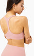 Women's Fitness High Impact Support U Neck Bralette Bra