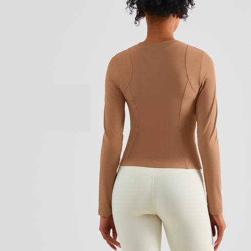 Women's Fitness Naked Feeling Skinny Running Sweatshirts