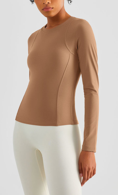 Women's Fitness Naked Feeling Skinny Running Sweatshirts