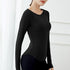 Women's Fitness Round Neck Long Sleeve Sweatshirts