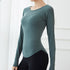 Women's Fitness Round Neck Long Sleeve Sweatshirts