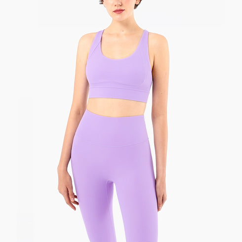 Women's Fitness Running Bra with Detachable Bra Pads