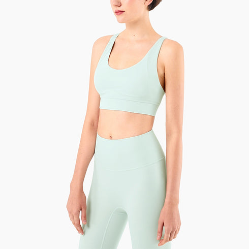 Women's Fitness Running Bra with Detachable Bra Pads