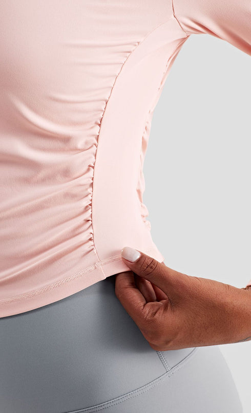 Women's Fitness Running Long Sleeve Plicated Sweatshirts