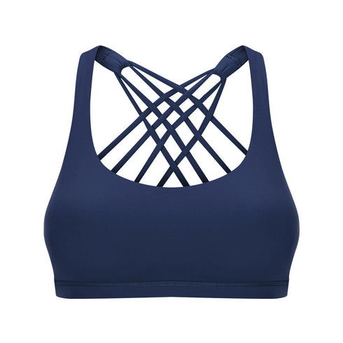 Women's Fitness Running Padded Bra Sports Bra Top