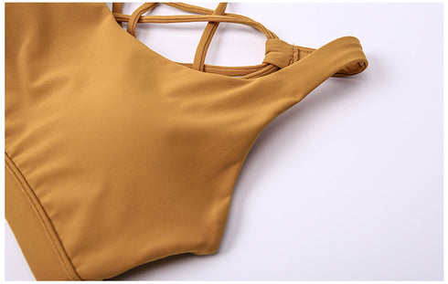 Women's Fitness Running Padded Bra Sports Bra Top