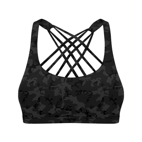 Women's Fitness Running Padded Bra Sports Bra Top