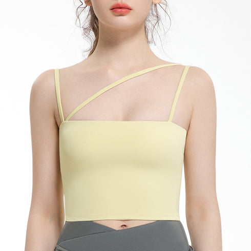 Women's Fitness Running Stylish Spaghetti Strap Tanks