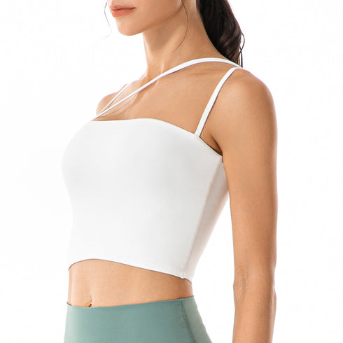 Women's Fitness Running Stylish Spaghetti Strap Tanks