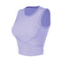 Women's Fitness Running Stylish Tank Detachable Bra Pads