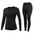 Women's Fitness Running Suit Long Sleeve Shirt Yoga Pants