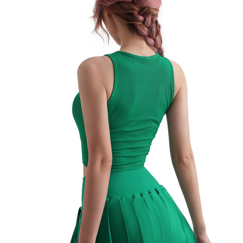 Women's Fitness Running V Neck Skinny Sleeveless Tank