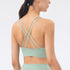 Women's Fitness Running Yoga Sexy Criss Cross Back Bra