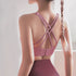 Women's Fitness Sexy Sports Bra Criss Cross Back Bralette Bra