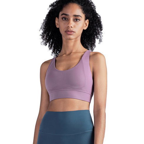 Women's Fitness Sexy Sports Bra Criss Cross Back Bralette Bra