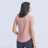 Women's Fitness Short Sleeve Yoga Breathable Loose T-Shirt