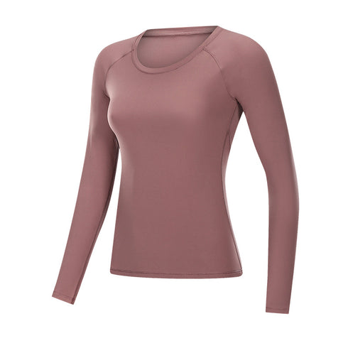 Women's Fitness Skinny Long Sleeve Running Sweatshirts Top