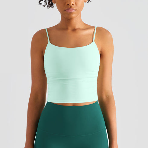 Women's Fitness Sleeveless Tank with Detachable Bra Pads