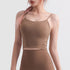 Women's Fitness Spaghetti Strap Sleeveless Tank with Bra Pads