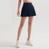 Women's Fitness Sport Fake Two Piece Pleated Skirts