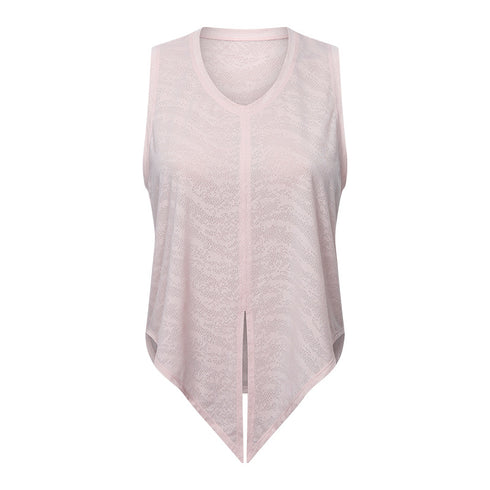 Women's Fitness Sport Sleeveless Loose Breathable T-Shirt