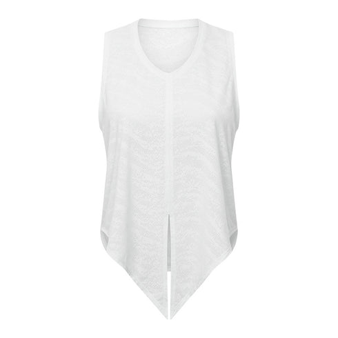 Women's Fitness Sport Sleeveless Loose Breathable T-Shirt