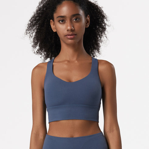 Women's Fitness Yoga High Impact Support Sports Bra
