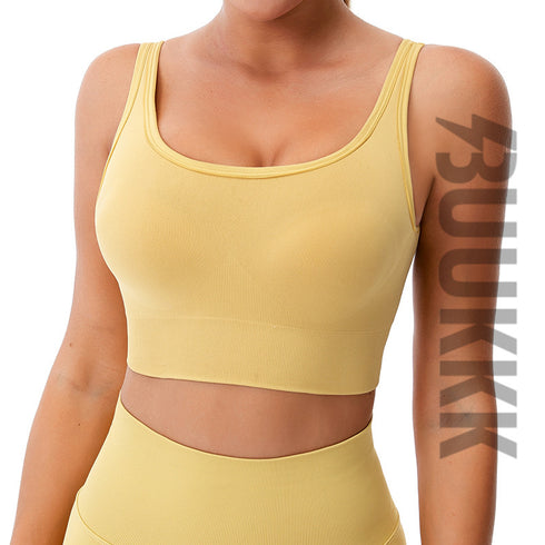 Women's Fitness Yoga Tank U Back Sports Bra