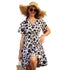Women's Floral Dress V-neck Casual French Dresses
