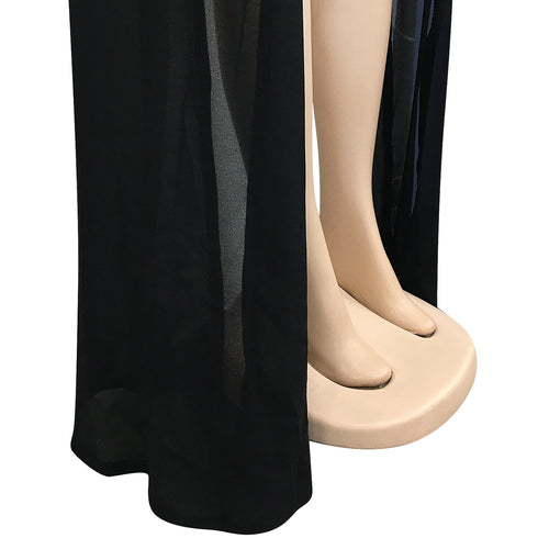 Women's Fluoroscopy Gauze Nightclub Bodycon Dresses