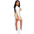 Women's Fluoroscopy Gauze Nightclub Bodycon Dresses