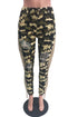 Women's Fringed Ripped Jeans Camo Pencil Pants