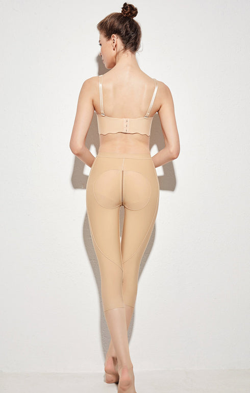 Women's Front Zipper Shapewear Thigh Slimming Compression Garments