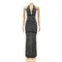 Women's Glitter Bodycon Evening Gown Long Dresses