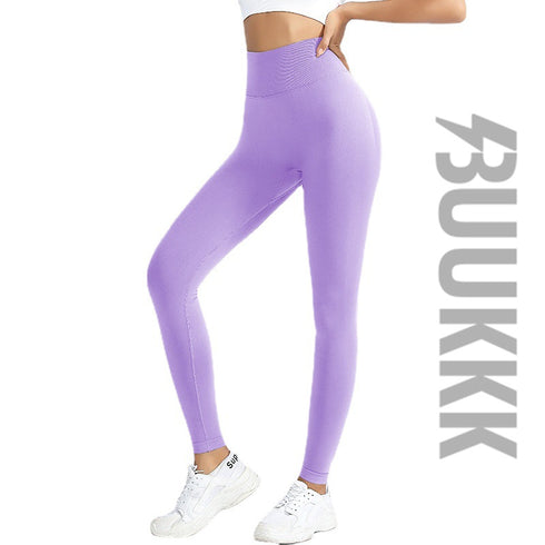 Women's Hi-Waist Hip Lift Skinny Naked Feeling Fitness Pants