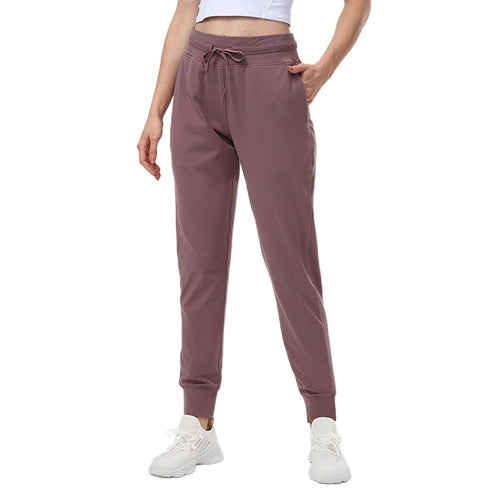Women's Hi-Waist Loose Casual Athletic Fitness Pants