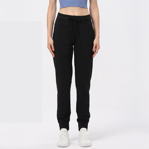 Women's Hi-Waist Loose Casual Athletic Fitness Pants